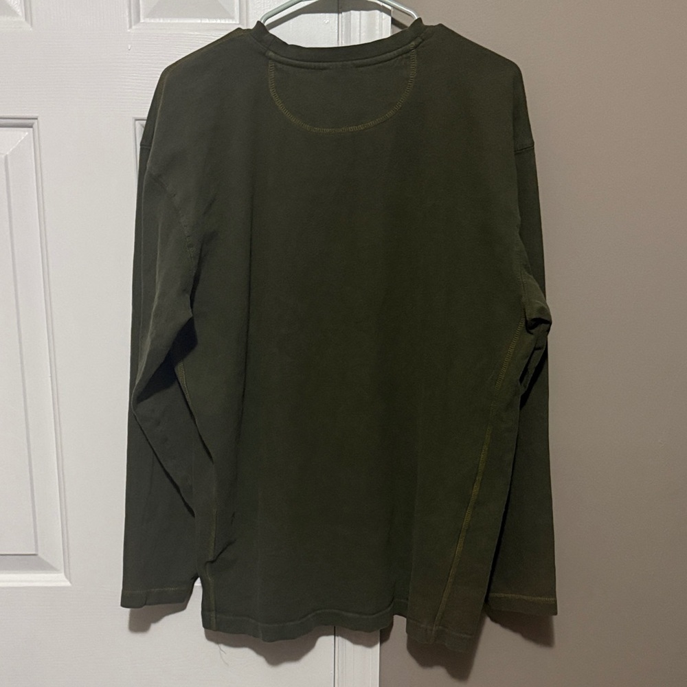Columbia Men's Olive Green Long Sleeve Shirt Size Large - Picture 3 of 4